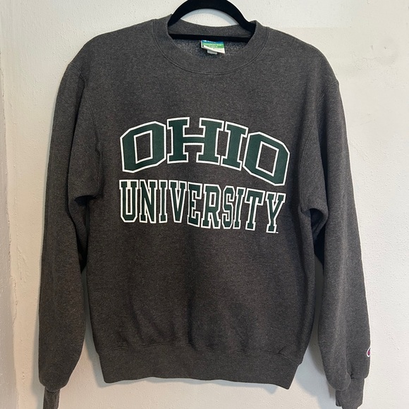 Champion vintage Ohio University Dark Gray Crewneck Sweater - Picture 1 of 3